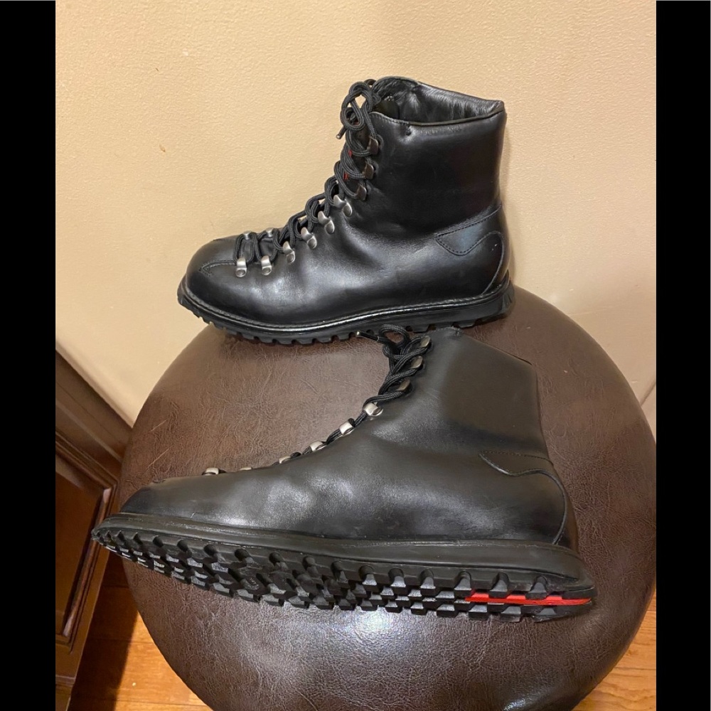 ❤️Prada Sport Black Combat Boots.  EUC. - Picture 4 of 11